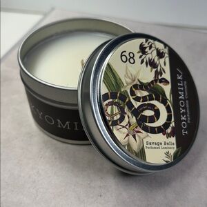 New Tokyomilk Savage Belle candle tin 4 oz.